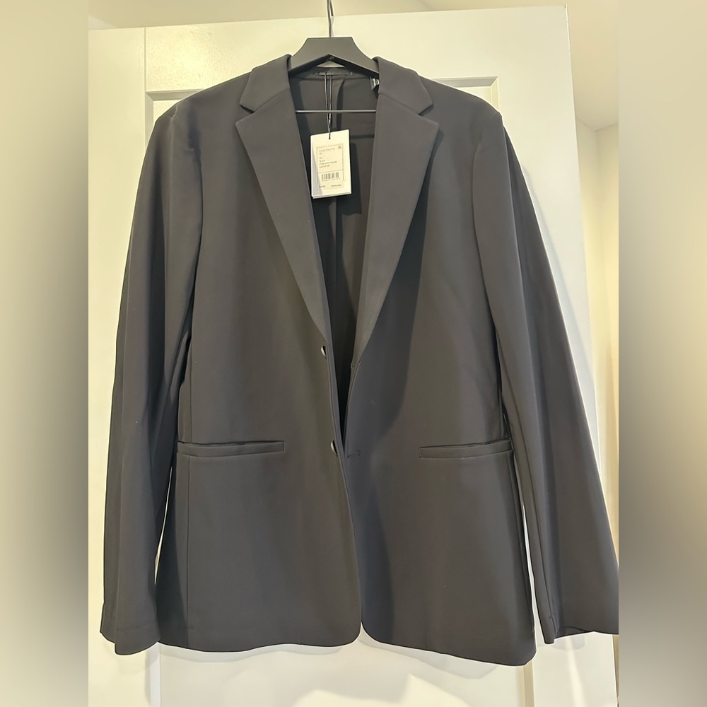 NWT THEORY Men’s Precision Ponte Clinton Black Blazer